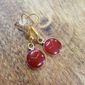 How time flies new enamel and metal earrings